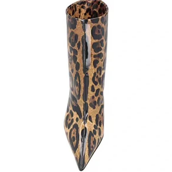 Dolce & Gabbana Leopard Print Heeled Boots - Picture 4 of 10